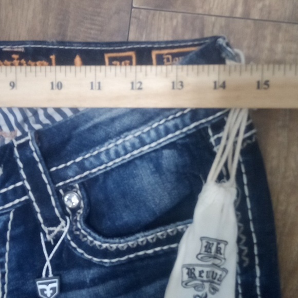 Rock Revival Women's 28 Bootcut Donna Bejeweled Rhinestones NWT - Picture 13 of 15